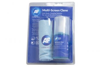 AF Kit de nettoyage écrans fragiles (nettoyant + chiffon) 
