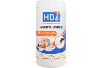 Boîte de 120 lingettes bactéricides fongicides et virucides toutes surfaces 