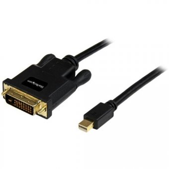 StarTech.com Adaptateur Mini DisplayPort? vers DVI - Câble Mini DP / DVI-D Vidéo 1080p jusqu'à 1920x1200 - Noir - 1,8 m - Câble DisplayPort - Mini DisplayPort (M) pour DVI-D (M) - 1.82 m - noir 
