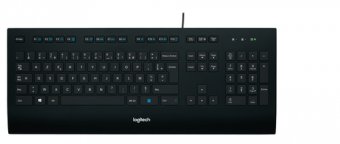 Logitech Corded K280e - Clavier - USB - Français 