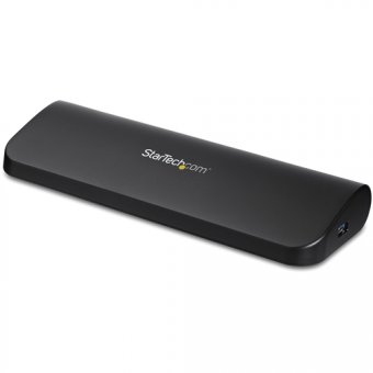 StarTech.com Station d'accueil USB 3.0 universelle double affichage pour PC portable - HDMI et DVI / VGA avec GbE et audio (USB3SDOCKHDV) - Station d'accueil - USB - VGA, HDMI - 10Mb LAN - pour P/N: ARMBARDUO, ARMBARDUOV, ARMDUAL, ARMDUAL30, ARMDUALV, ARM 