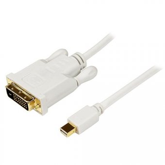 StarTech.com Adaptateur Mini DisplayPort? vers DVI - Câble Mini DP / DVI-D Vidéo 1080p jusqu'à 1920 x 1200 - Blanc 91 cm - Câble DisplayPort - Mini DisplayPort (M) pour DVI-D (M) - 91.44 cm - vis moletées - blanc 