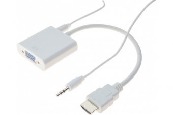 DACOMEX Sachet convertisseur HDMI vers VGA + audio 