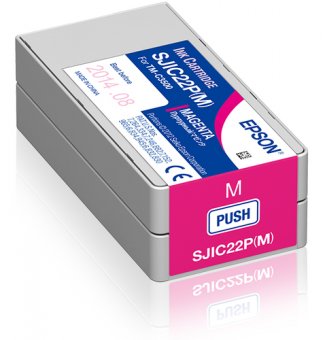 Epson SJIC22P(M) - Magenta - original - cartouche d'encre - pour TM C3500 