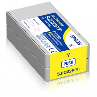 Epson SJIC22P(Y) - Jaune - original - cartouche d'encre - pour TM C3500 