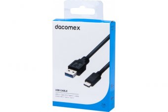 DACOMEX Cordon USB 3.1 Gen1 Type-A - Type-C - 1 m 