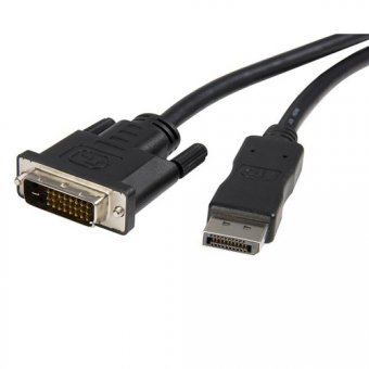 StarTech.com Câble adaptateur DisplayPort vers DVI de 3m - Convertisseur DP vers DVI-D - Mâle / Mâle - 1920x1200 - Noir - Câble DisplayPort - DisplayPort (M) pour DVI-D (M) - 3 m - noir - pour P/N: DPPNLFM3, DPPNLFM3PW 
