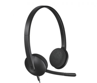Casque USB Logitech H340 - Micro-casque - sur-oreille - filaire 