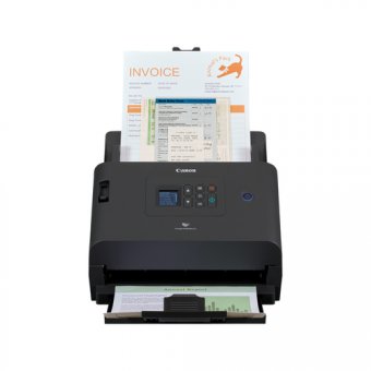 Canon imageFORMULA DR-S250N - Scanner de documents - Capteur d'images de contact (CIS) - Recto-verso - 216 x 5588 mm - 600 dpi x 600 dpi - jusqu'à 50 ppm (mono) / jusqu'à 50 ppm (couleur) - Chargeur automatique de documents (60 feuilles) - jusqu'à 6000 pa 