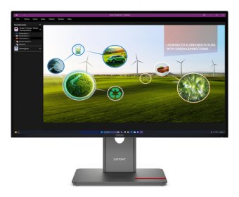 Lenovo ThinkVision P27Q-40 - Écran LED - 27" - 2560 x 1440 QHD @ 120 Hz - IPS - 350 cd/m² - 1500:1 - HDR10 - 4 ms - HDMI, DisplayPort - noir eclipse 