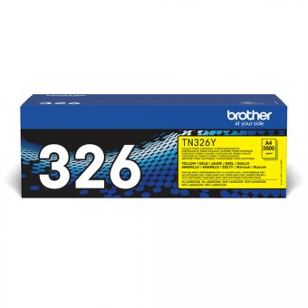 Brother TN326Y - Jaune - original - cartouche de toner - pour Brother DCP-L8400CDN, DCP-L8450CDW, MFC-L8650CDW 