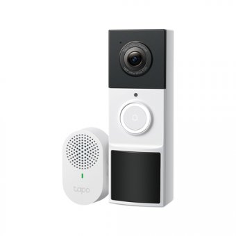 Tapo TD21 V1.6 - Caméra de sonnette - avec caméra - sans fil - 802.11b/g/n - 2.4 Ghz - avec Tapo Doorbell Chime 