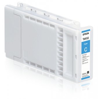 Epson T6932 - 350 ml - cyan - original - cartouche d'encre - pour SureColor SC-T3000, SC-T3000 POS, SC-T5000, SC-T5000 POS, SC-T5200, SC-T7000 POS 