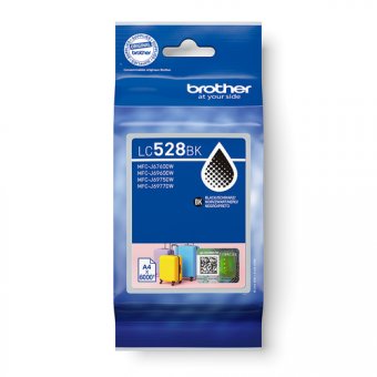Brother LC528BK - Noir - original - pack d'oreillers - cartouche d'encre - pour Brother MFC-J6760DW, MFC-J6960DW, MFC-J6975DW, MFC-J6977DW 