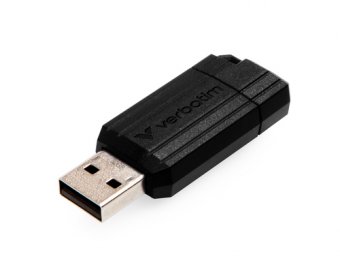 Verbatim PinStripe USB Drive - Clé USB - 32 Go - USB 2.0 - noir 