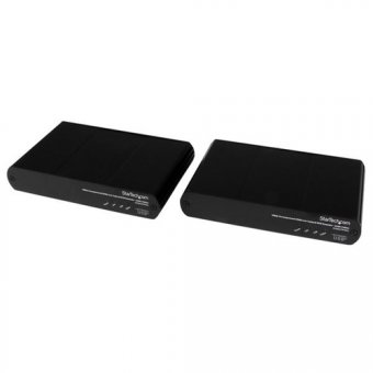 StarTech.com Extendeur de Console KVM USB HDMI sur Cat 5e / Cat 6 - Prolongateur KVM avec Vidéo Non Compressée 1080p - 100 m - Rallonge écran-clavier-souris/USB - plus de CAT 5e/6 - jusqu'à 100 m - pour P/N: SVA5M4NEUA 