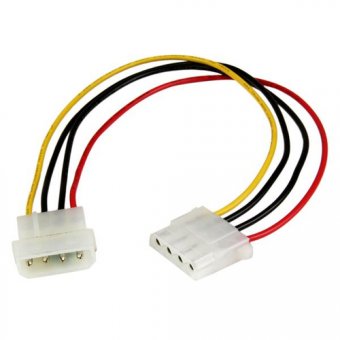 StarTech.com Câble d'Extension Alimentation Molex LP4 30 cm - Rallonge de Câble Alimentation LP4 4 Broches - Mâle vers Femelle - Rallonge de câble d'alimentation - alimentation interne 4 plots (M) pour alimentation interne 4 plots (F) - 30.48 cm - pour P/ 