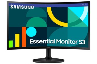 Samsung S24D362GAU - S36GD Series - écran LED - incurvé - 24" - 1920 x 1080 Full HD (1080p) @ 100 Hz - VA - 250 cd/m² - 3000:1 - 4 ms - HDMI, VGA - noir 