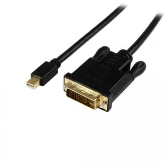 StarTech.com Câble Adaptateur Mini DisplayPort vers DVI-D Actif 91 cm - Convertisseur Mini DP vers DVI - M/M - 1920 x 1200 - Câble DisplayPort - Mini DisplayPort (M) pour DVI-D (M) - 90 cm - actif - noir 