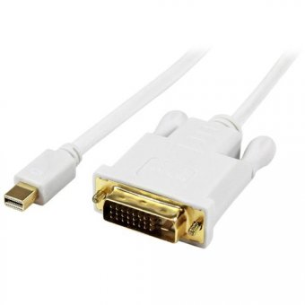 StarTech.com Câble Adaptateur Mini DisplayPort vers DVI-D Actif 91 cm - Convertisseur Mini DP vers DVI - M/M - 1920 x 1200 - Câble DisplayPort - Mini DisplayPort (M) pour DVI-D (M) - 90 cm - actif - blanc 