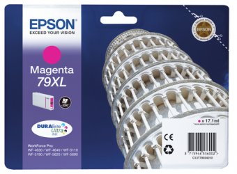 Epson 79XL - 17.1 ml - XL - magenta - original - cartouche d'encre - pour WorkForce Pro WF-4630DWF, WF-4640DTWF, WF-5110DW, WF-5190DW, WF-5620DWF, WF-5690DWF 
