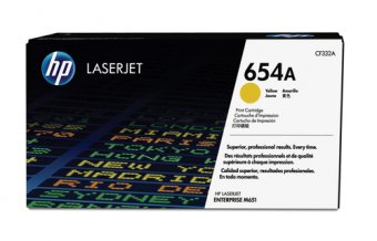 HP 654A - jaune - original - LaserJet - cartouche de toner (Unitaire) 