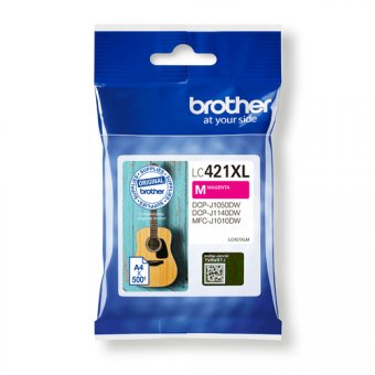 Brother LC421XLM - À rendement élevé - magenta - original - cartouche d'encre - pour Brother DCP-J1140DW, DCP-J1800DW, MFC-J1010DW, MFC-J1012DW 