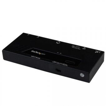 StarTech.com Commutateur / Switch vidéo HDMI à 2 ports - Commutation automatique et prioritatire - Boîtier de partage HDMI 2 ports - 1080p - Commutateur vidéo/audio - de bureau - pour P/N: SVA12M2NEUA, SVA12M5NA 
