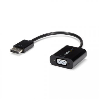 StarTech.com Adaptateur d'affichage DisplayPort vers VGA - 1080p 1920x1200 - Convertisseur vidéo HD actif DP vers VGA (mâle vers femelle) pour ordinateur portable/PC/moniteur (DP2VGA3) - Carte d'écran - DisplayPort (M) pour HD-15 (VGA) (F) - 10 cm - actif 