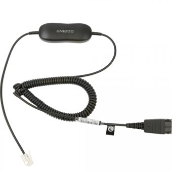 Jabra GN1200 CC - Câble pour casque micro - Déconnexion rapide prise pour RJ-9 mâle - pour Jabra GN 2100, GN 2200, GN 2250 