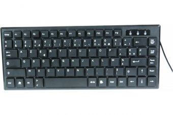 Clavier compact usb noir 