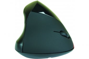 Souris verticale noire USB 