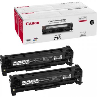 Toner/718 CLBP Cartridge 2pk BK 