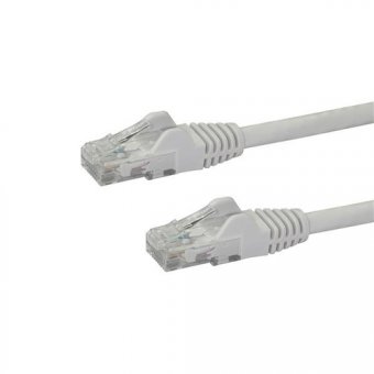 7m White Snagless UTP Cat6 Patch Cable 