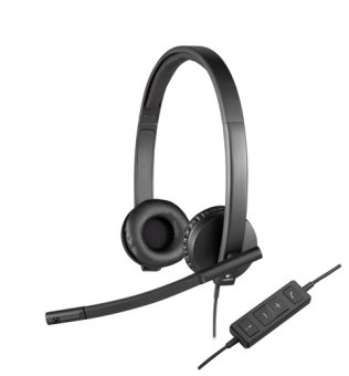 Casque USB Logitech H570e - Micro-casque - sur-oreille - filaire 