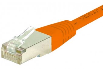 Cordon RJ45 catégorie 6 F/UTP orange - 20 m 