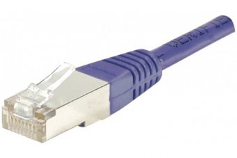 Cordon RJ45 catégorie 6 F/UTP violet - 0,5 m 