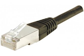 Cordon RJ45 catégorie 6 F/UTP noir - 20 m 