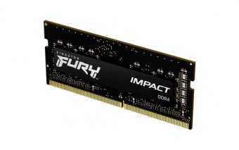 Kingston FURY Impact - DDR4 - module - 8 Go - SO DIMM 260 broches - 3200 MHz / PC4-25600 - CL20 - 1.2 V - mémoire sans tampon - non ECC - noir 