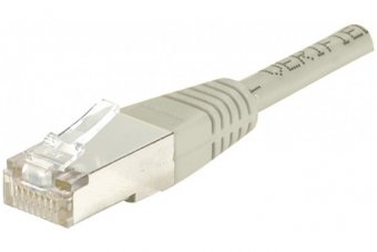 Cordon RJ45 catégorie 6 F/UTP gris - 7 m 