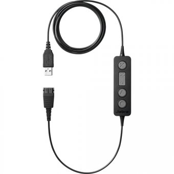 Jabra LINK 260 - Prise de casque micro - USB mâle pour Déconnexion rapide - pour BIZ 2300 Duo, 2300 MS QD Mono, 2300 QD Mono, 2400 Duo, 2400 Mono Headband 
