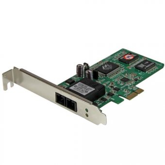StarTech.com Carte réseau PCI Express à 1 port fibre optique Gigabit Ethernet Multimode SC - Adaptateur NIC PCIe GbE - 550m - Adaptateur réseau - PCI Express x1 - 1000Base-FX 