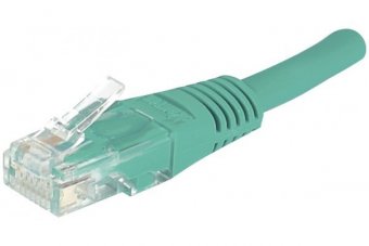 Cordon RJ45 catégorie 6 U/UTP vert - 0,5 m 