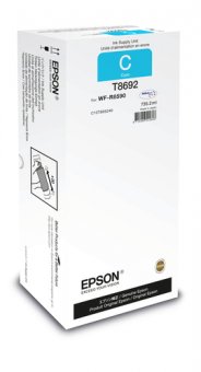 Epson Ink Supply Unit WE - 735.2 ml - cyan - original - réservoir d'encre - pour WorkForce Pro WF-R8590, WF-R8590 D3TWFC, WF-R8590DTWF, WF-R8590DTWFL 