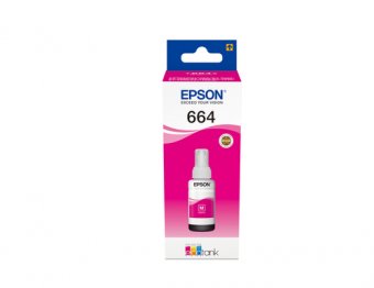 Epson T6643 - 70 ml - magenta - original - recharge d'encre - pour EcoTank ET-14000, ET-16500, ET-2500, ET-2550, ET-2600, ET-2650, ET-3600, ET-4500, ET-4550 