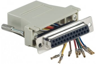 Adaptateur DB25F / RJ45 