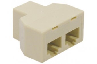 Coupleur en Y pour téléphonie F/F/F RJ45 