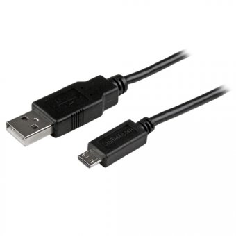 StarTech.com Câble de charge / synchronisation Micro USB longue de 3 m - Cordon USB 2.0 A vers Micro B - M/M - Noir - 0,25 mm² - Câble USB - Micro-USB de type B (M) pour USB (M) - USB 2.0 - 3 m - moulé - noir 
