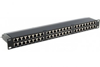 PANNEAU 19" 1U 48 PORTS CAT6A STP 