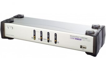 Aten CS1744 KVM VGA-USB 4 ports Dual Screen + Audio 